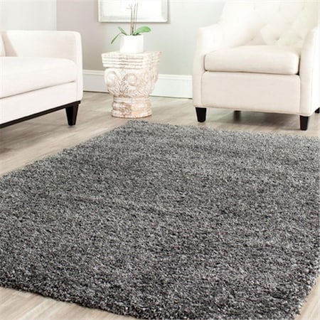 Safavieh 8 x 10 ft. Large Rectangle Dark Grey California Shag Rug SG151-8484-8